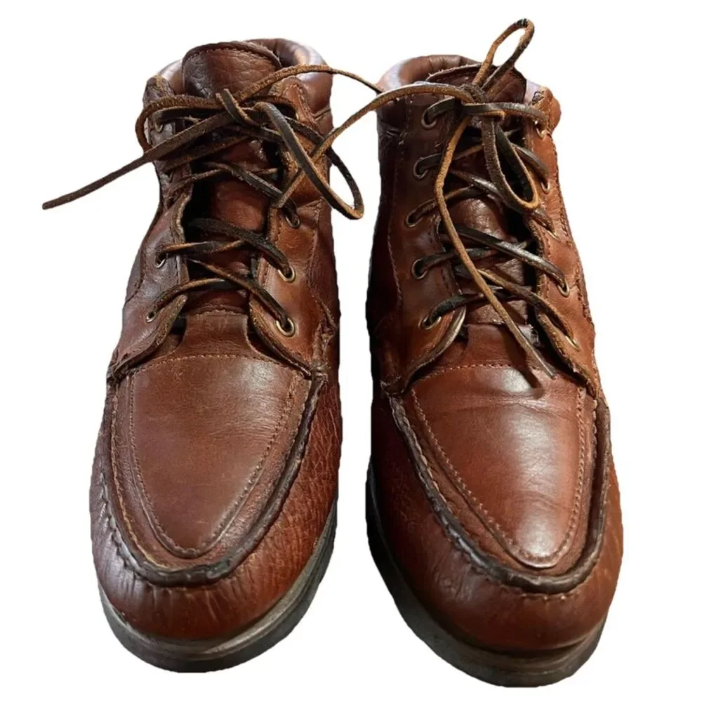 Timberland Waterproof Gore-Tex Leather Chukka Boots Brown Vintage 7-7.5M